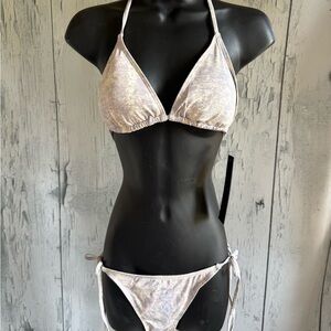 Elegant Cream Bikini Set